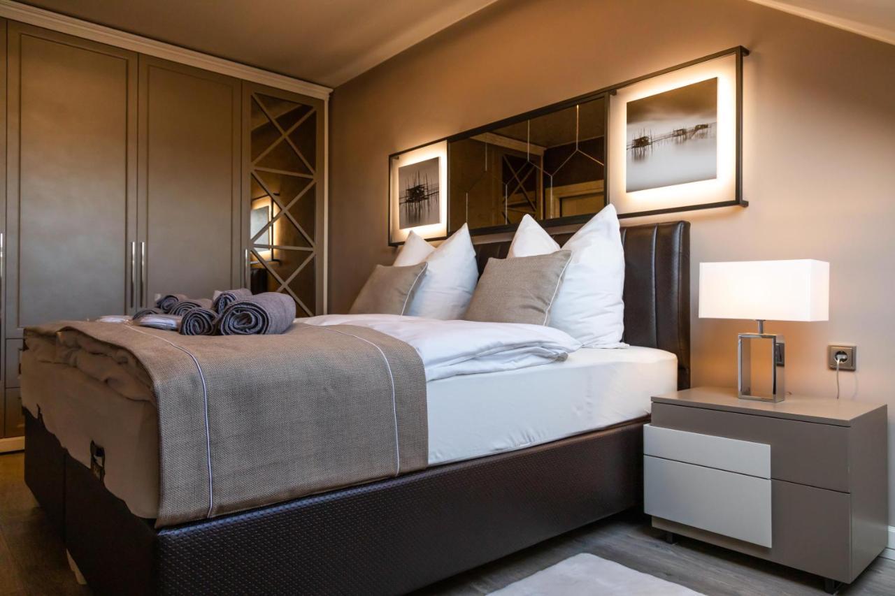 Deluxe Apartment Mit Tiefgarage In Naehe Messe-Bmw-Porsche-Dhl-Flughafen-Flugzeugwerk Der Deutsche Aircraft Leipzig Dış mekan fotoğraf